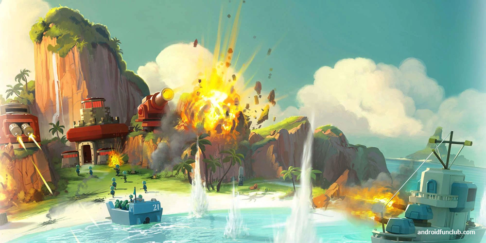 Boom Beach Game Strategic Island Warfare